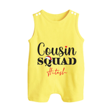Cousin Joy Romper Suit / Sleeveless Romper Outfit | Perfect for Family Gatherings - PASTEL YELLOW - 0 - 5 Months Old (Chest 18")