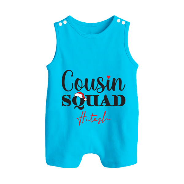 Cousin Joy Romper Suit / Sleeveless Romper Outfit | Perfect for Family Gatherings - SKY BLUE - 0 - 5 Months Old (Chest 18")