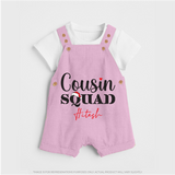 Cousin Joy Dungaree Set Outfit | Perfect for Family Gatherings - BABY PINK - 0 - 5 Months Old (Chest 18")