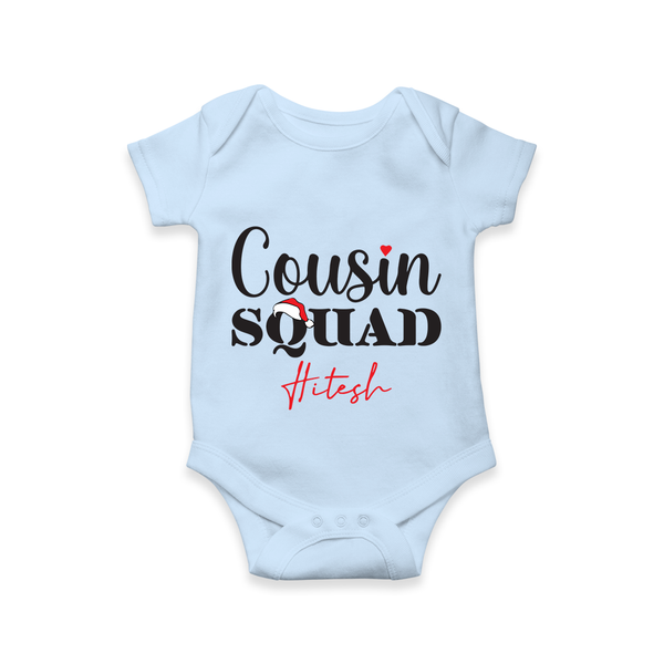 Cousin Joy Romper / Onesie Outfit | Perfect for Family Gatherings - BABY BLUE - New Born (Chest 14")