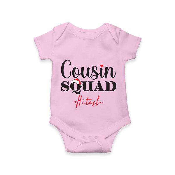 Cousin Joy Romper / Onesie Outfit | Perfect for Family Gatherings - BABY PINK - New Born (Chest 14")