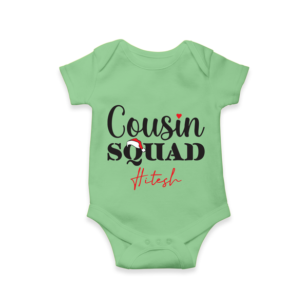 Cousin Joy Romper / Onesie Outfit | Perfect for Family Gatherings - GREEN - New Born (Chest 14")