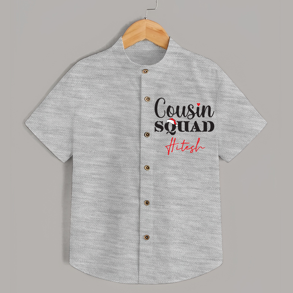 Cousin Joy Shirt Outfit | Perfect for Family Gatherings - GREY - 0 - 6 Months Old (Chest 23")