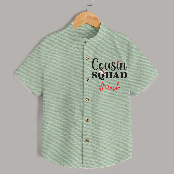 Cousin Joy Shirt Outfit | Perfect for Family Gatherings - MINT GREEN - 0 - 6 Months Old (Chest 23")