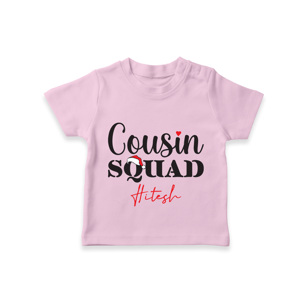 Cousin Joy T-Shirt Outfit | Perfect for Family Gatherings - BABY PINK - 0-5 Months Old (Chest 17")