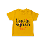 Cousin Joy T-Shirt Outfit | Perfect for Family Gatherings - CHROME YELLOW - 0-5 Months Old (Chest 17")
