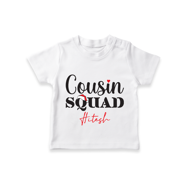 Cousin Joy T-Shirt Outfit | Perfect for Family Gatherings - WHITE - 0-5 Months Old (Chest 17")