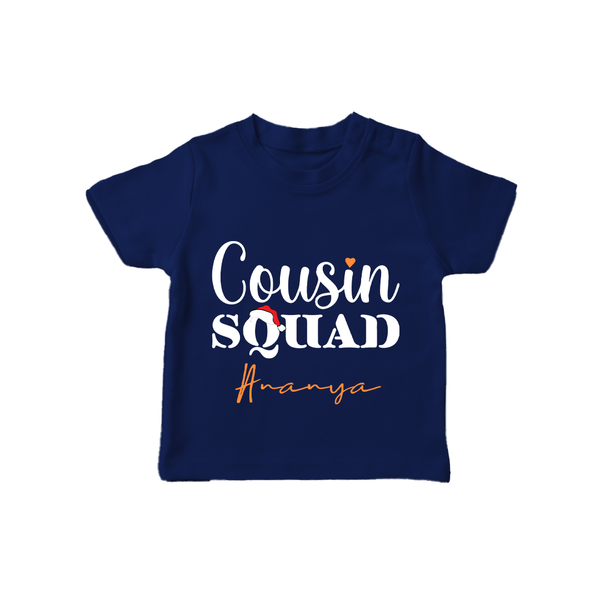 Cousin Joy T-Shirt Outfit | Perfect for Family Gatherings - NAVY BLUE - 0-5 Months Old (Chest 17")
