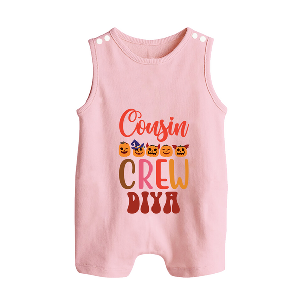 Baby Cousin Gang Romper Suit / Sleeveless Romper | Comfortable and Cute - BABY PINK - 0 - 5 Months Old (Chest 18")