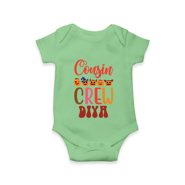 Baby Cousin Gang Romper / Onesie | Comfortable and Cute - GREEN - New Born (Chest 14")