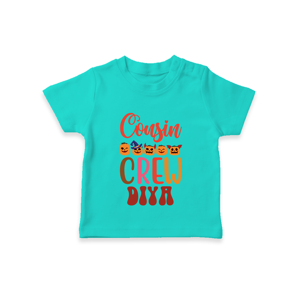 Baby Cousin Gang T-Shirt | Comfortable and Cute - TEAL - 0-5 Months Old (Chest 17")