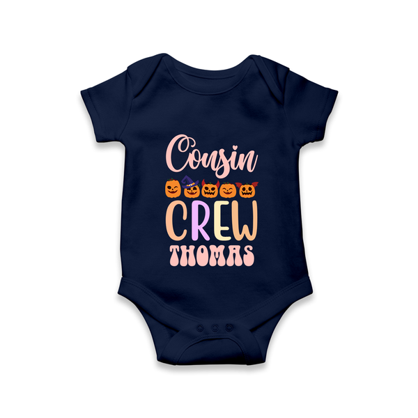 Baby Cousin Gang Romper / Onesie | Comfortable and Cute - NAVY BLUE - New Born (Chest 14")
