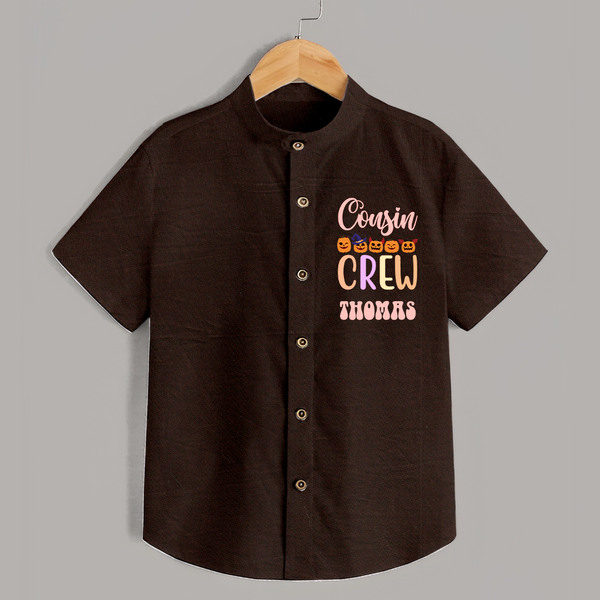 Baby Cousin Gang Shirt | Comfortable and Cute - CHOCOLATE BROWN - 0 - 6 Months Old (Chest 23")