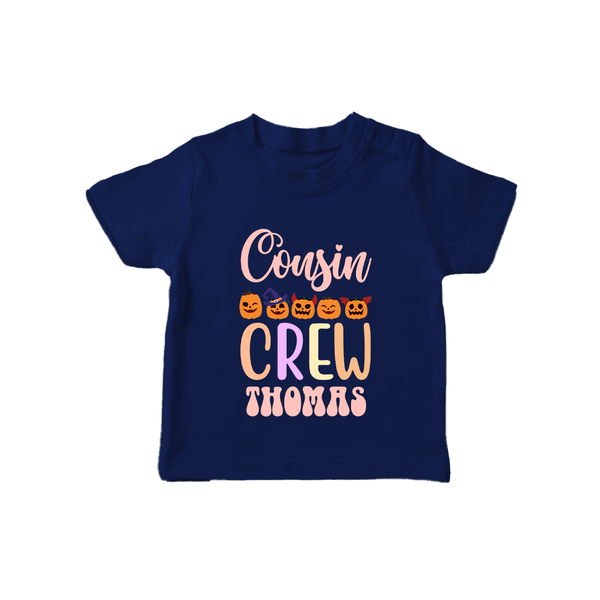 Baby Cousin Gang T-Shirt | Comfortable and Cute - NAVY BLUE - 0-5 Months Old (Chest 17")