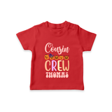 Baby Cousin Gang T-Shirt | Comfortable and Cute - RED - 0-5 Months Old (Chest 17")