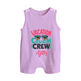 Cousin Fun Squad Romper Suit / Sleeveless Romper | Comfortable Baby Wear - LILAC - 0 - 5 Months Old (Chest 18")