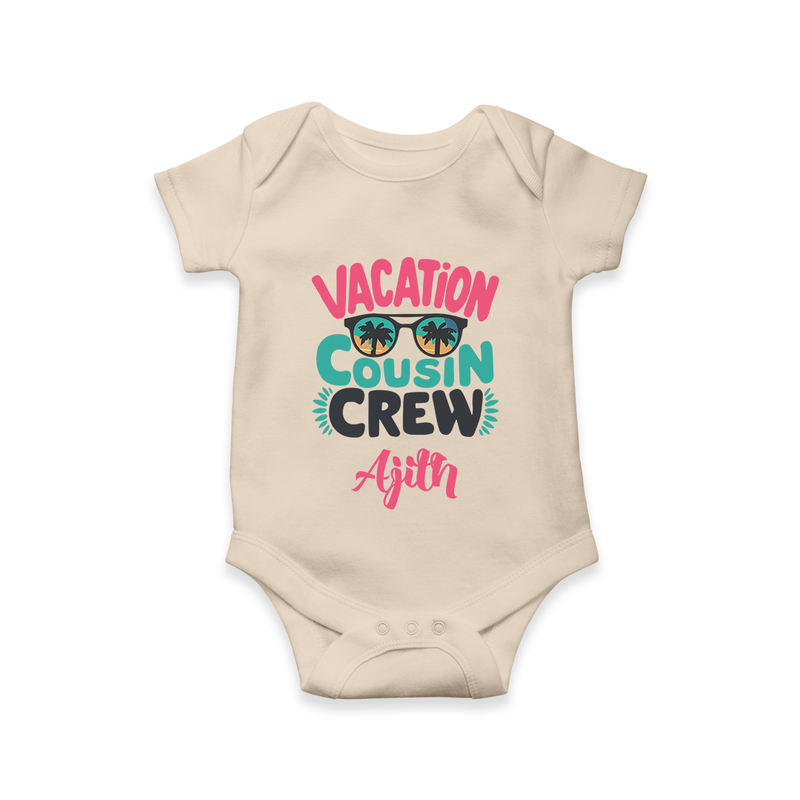 Cousin Fun Squad Romper / Onesie | Comfortable Baby Wear - IVORY - New Born (Chest 14")