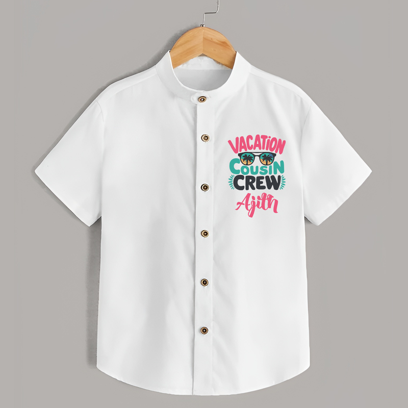Cousin Fun Squad Shirt | Comfortable Baby Wear - WHITE - 0 - 6 Months Old (Chest 23")