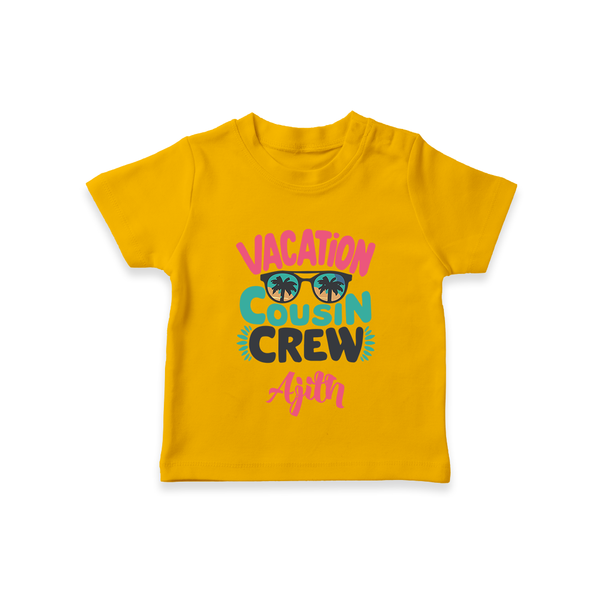 Cousin Fun Squad T-Shirt | Comfortable Baby Wear - CHROME YELLOW - 0-5 Months Old (Chest 17")