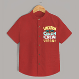 Cousin Fun Squad Shirt | Comfortable Baby Wear - RED - 0 - 6 Months Old (Chest 23")