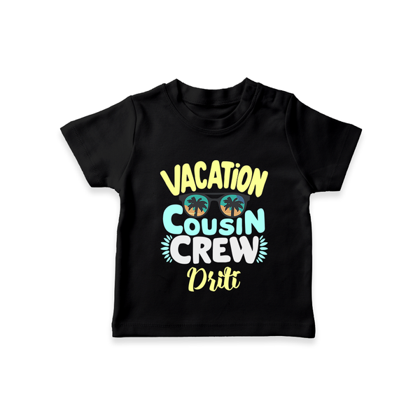 Cousin Fun Squad T-Shirt | Comfortable Baby Wear - BLACK - 0-5 Months Old (Chest 17")