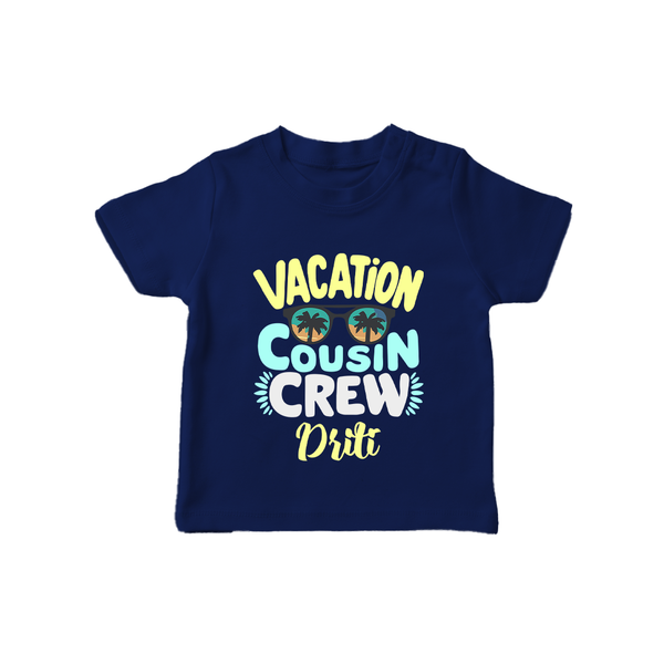 Cousin Fun Squad T-Shirt | Comfortable Baby Wear - NAVY BLUE - 0-5 Months Old (Chest 17")