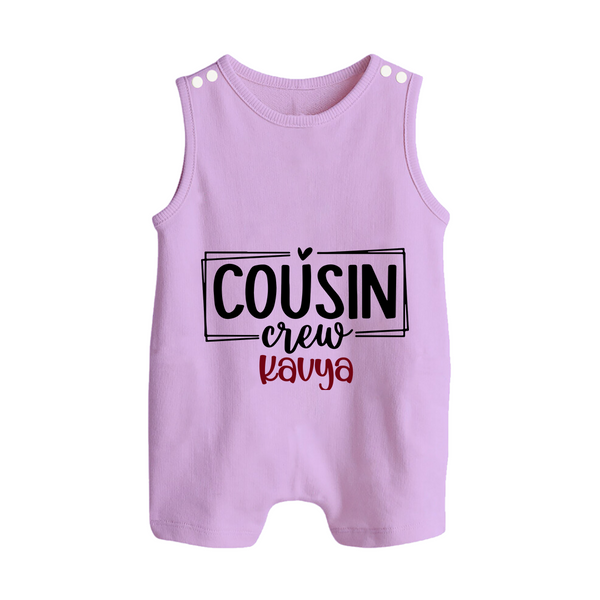 Cousin Vibes Only Romper Suit / Sleeveless Romper | Festive Wear for Babies - LILAC - 0 - 5 Months Old (Chest 18")