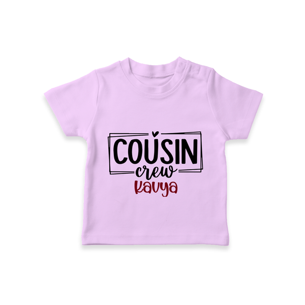 Cousin Vibes Only T-Shirt | Festive Wear for Babies - LILAC - 0-5 Months Old (Chest 17")