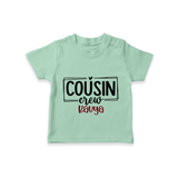 Cousin Vibes Only T-Shirt | Festive Wear for Babies - MINT GREEN - 0-5 Months Old (Chest 17")