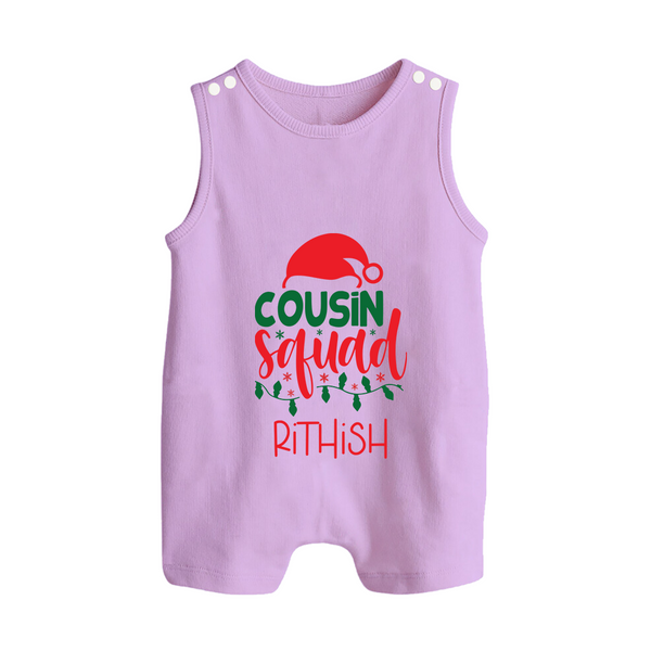 Cousin Stars Romper Suit / Sleeveless Romper | Personalized Clothing for Infants - LILAC - 0 - 5 Months Old (Chest 18")