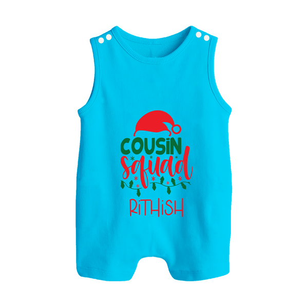 Cousin Stars Romper Suit / Sleeveless Romper | Personalized Clothing for Infants - SKY BLUE - 0 - 5 Months Old (Chest 18")
