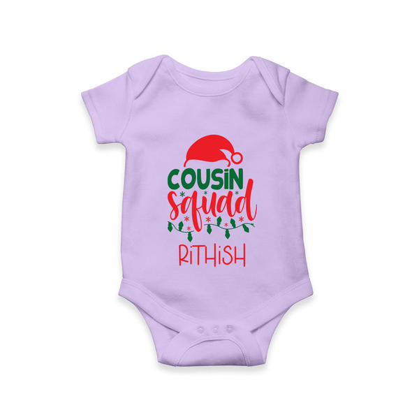 Cousin Stars Romper / Onesie | Personalized Clothing for Infants - LILAC - New Born (Chest 14")
