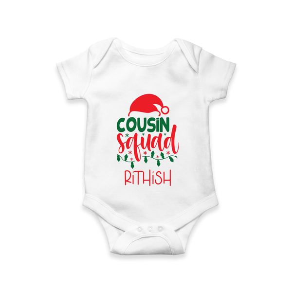 Cousin Stars Romper / Onesie | Personalized Clothing for Infants - WHITE - New Born (Chest 14")