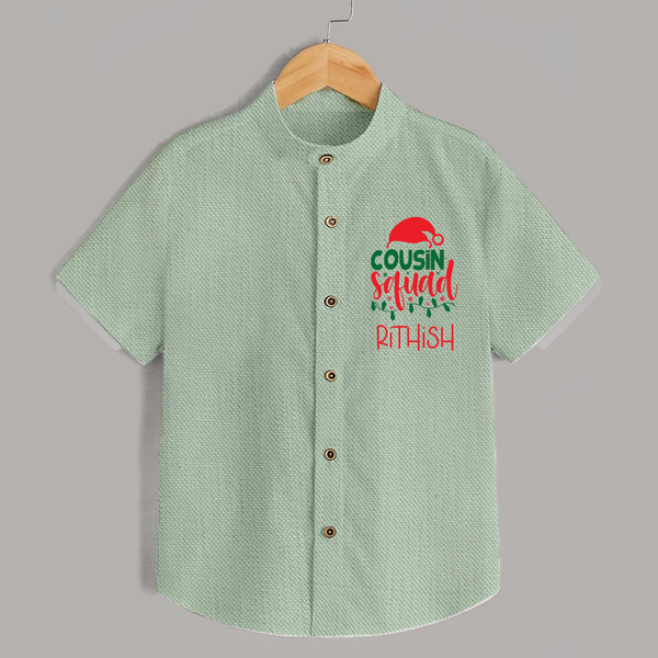 Cousin Stars Shirt | Personalized Clothing for Infants - MINT GREEN - 0 - 6 Months Old (Chest 23")
