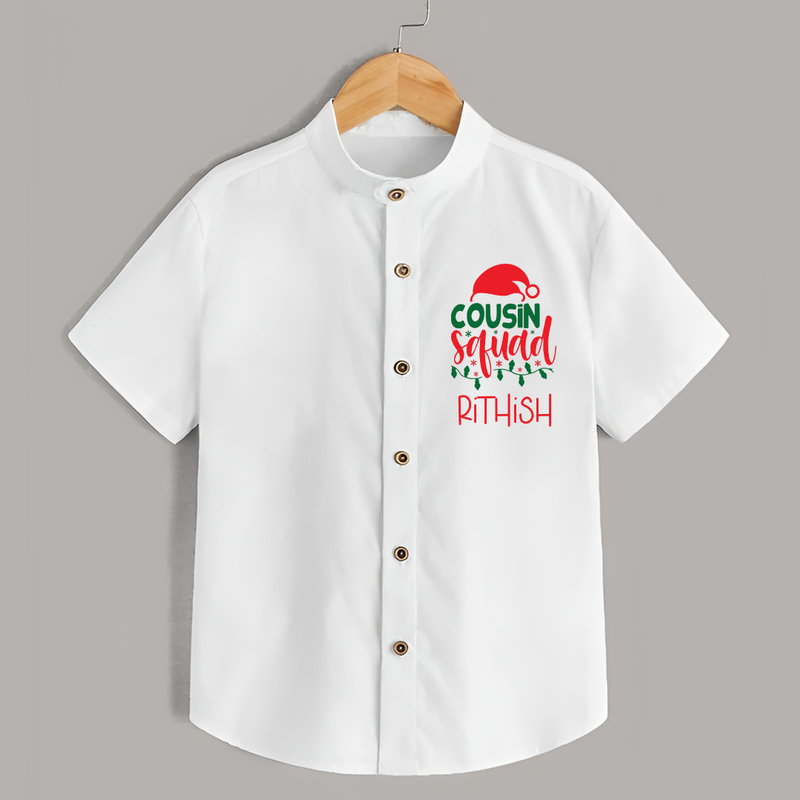 Cousin Stars Shirt | Personalized Clothing for Infants - WHITE - 0 - 6 Months Old (Chest 23")