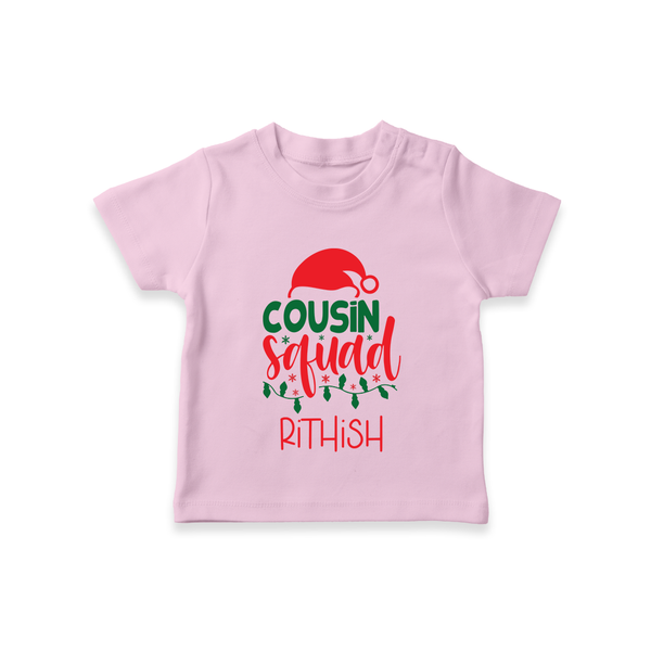 Cousin Stars T-Shirt | Personalized Clothing for Infants - BABY PINK - 0-5 Months Old (Chest 17")