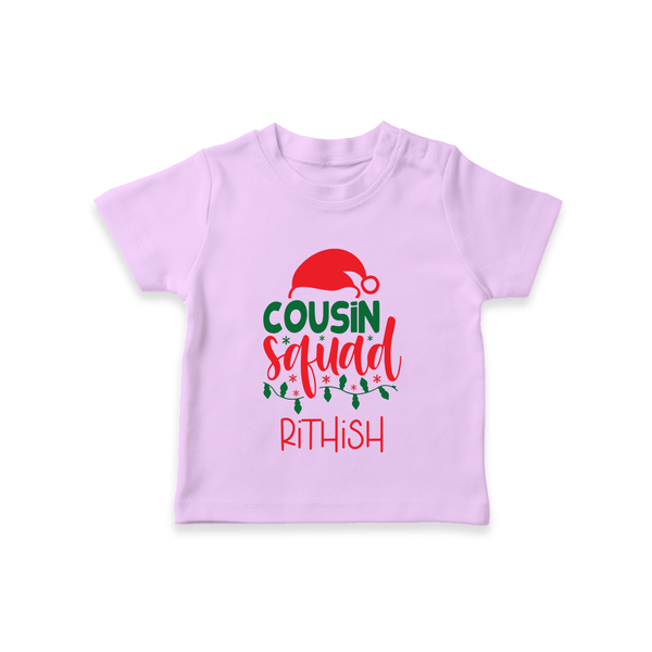 Cousin Stars T-Shirt | Personalized Clothing for Infants - LILAC - 0-5 Months Old (Chest 17")