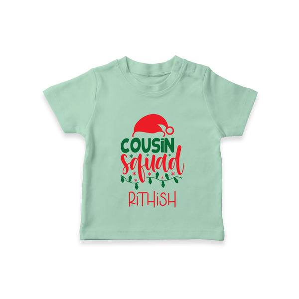 Cousin Stars T-Shirt | Personalized Clothing for Infants - MINT GREEN - 0-5 Months Old (Chest 17")