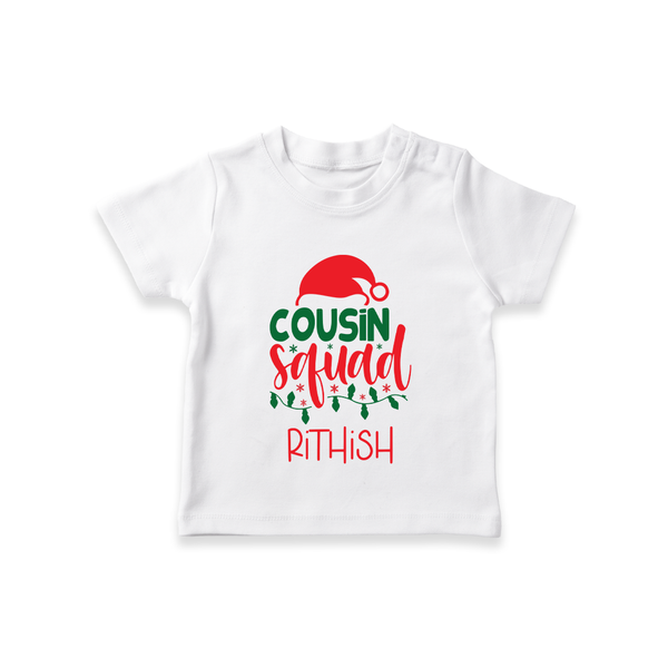 Cousin Stars T-Shirt | Personalized Clothing for Infants - WHITE - 0-5 Months Old (Chest 17")