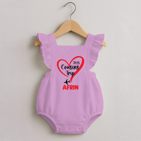 Cousin Delight Frock Romper | Customizable Baby Apparel - BABY PINK - 0 - 3 Months Old (Chest 19")