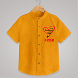 Cousin Delight Shirt | Customizable Baby Apparel - CHROME YELLOW - 0 - 6 Months Old (Chest 23")