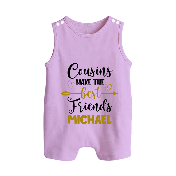 Cousin Cuties Romper Suit / Sleeveless Romper | Soft Cotton Matching Outfits - LILAC - 0 - 5 Months Old (Chest 18")