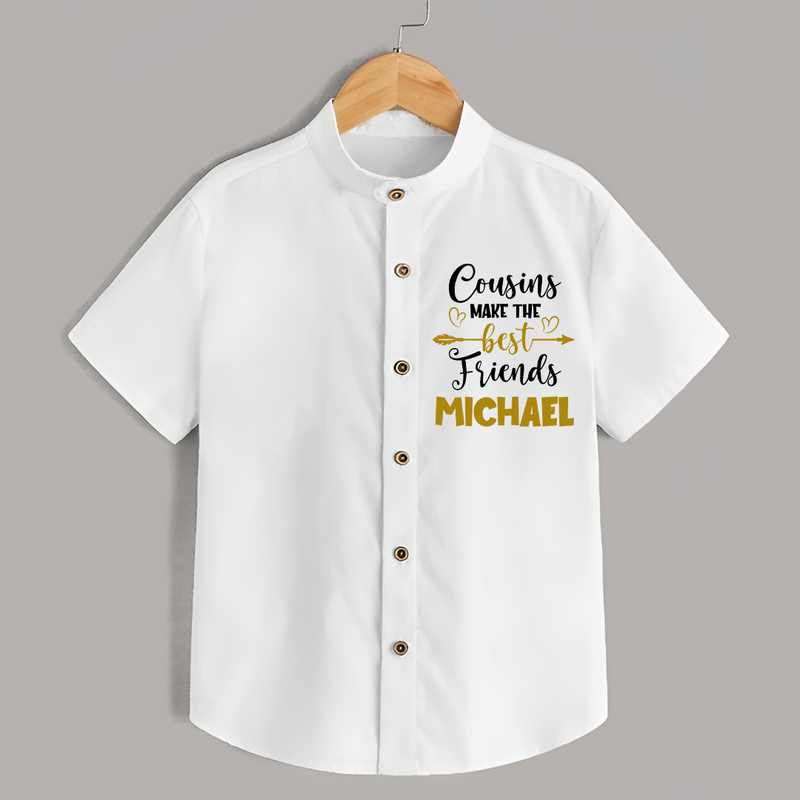 Cousin Cuties Shirt | Soft Cotton Matching Outfits - WHITE - 0 - 6 Months Old (Chest 23")