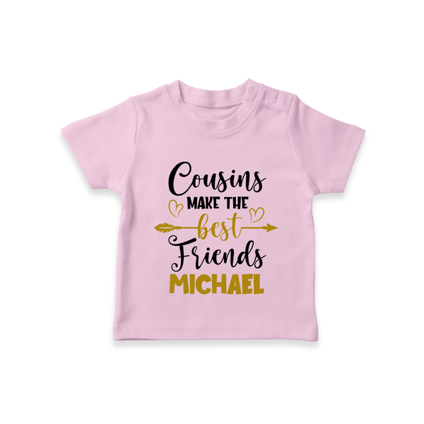 Cousin Cuties T-Shirt | Soft Cotton Matching Outfits - BABY PINK - 0-5 Months Old (Chest 17")