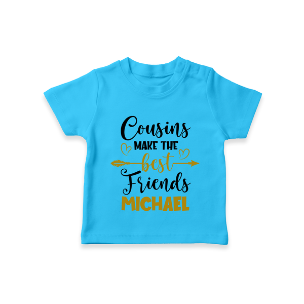 Cousin Cuties T-Shirt | Soft Cotton Matching Outfits - SKY BLUE - 0-5 Months Old (Chest 17")