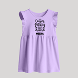 Cousin Adventures Baby Frock Outfit | Soft and Breathable - LILAC - 0 - 3 Months Old (Chest 17")