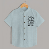 Cousin Adventures Shirt Outfit | Soft and Breathable - ARCTIC BLUE - 0 - 6 Months Old (Chest 23")