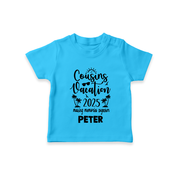 Cousin Adventures T-Shirt Outfit | Soft and Breathable - SKY BLUE - 0-5 Months Old (Chest 17")