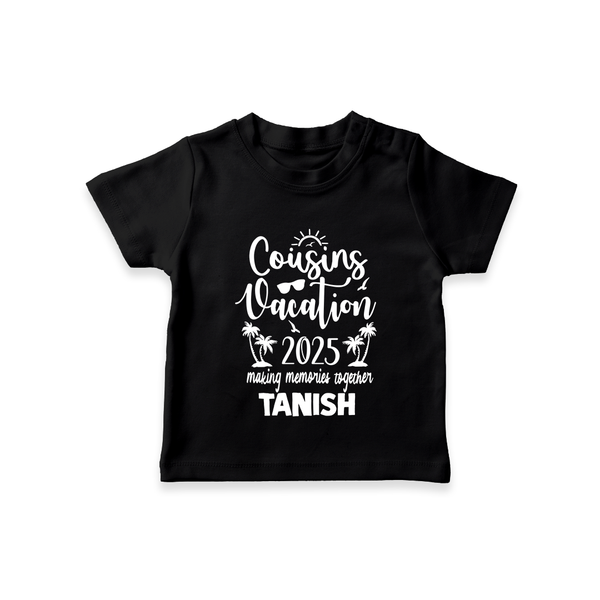 Cousin Adventures T-Shirt Outfit | Soft and Breathable - BLACK - 0-5 Months Old (Chest 17")