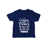 Cousin Adventures T-Shirt Outfit | Soft and Breathable - NAVY BLUE - 0-5 Months Old (Chest 17")